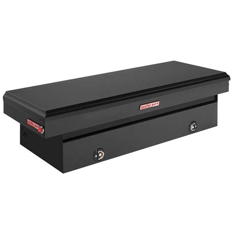 lo profile black steel saddle box 120501|Weather Guard Saddle Truck Tool Box Steel Full Low Profile .